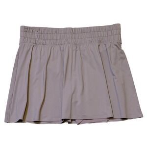 Spanx Skort Womens XL Brown Get Moving Athletic Tennis Golf Built In Shorts New